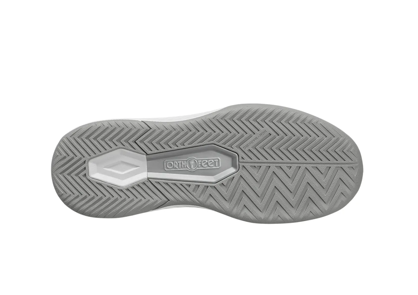 OrthoFeet Sneakers|Athletic Sneakers<Ace Pickleball Hands-Free - White/Gray