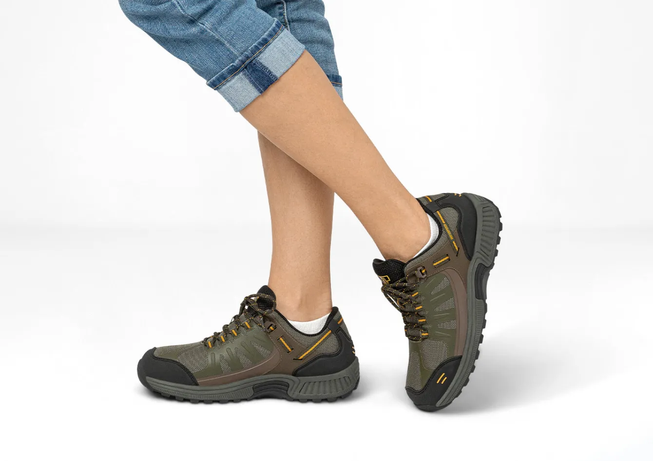 OrthoFeet Sneakers|Athletic Sneakers<Alma Waterproof - Olive