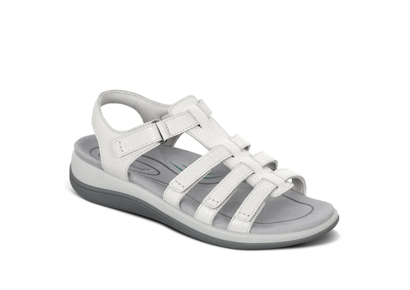 OrthoFeet Sandals<Amalfi - Snake White
