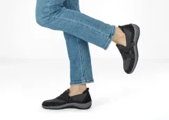 OrthoFeet Casual Shoes|Hands-Free Shoes<Amalya - Black