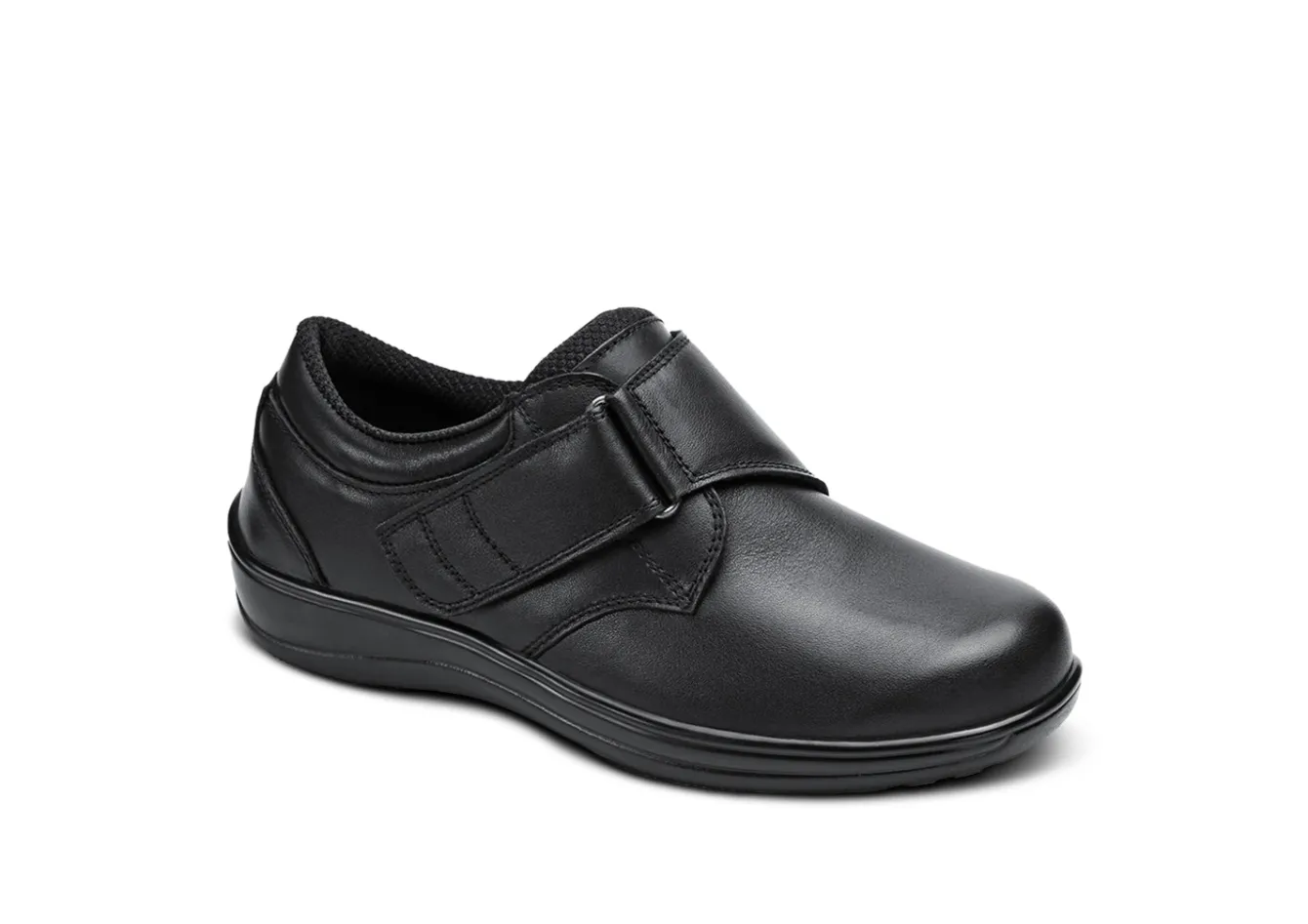 OrthoFeet Casual Shoes|Dress Shoes<Arcadia - Black