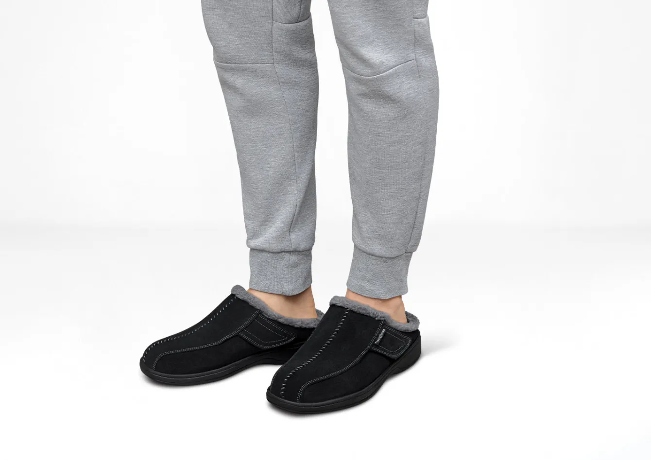 OrthoFeet Slippers<Asheville - Black