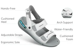 OrthoFeet Sandals|Hands-Free Shoes<Calypso Hands-Free - White