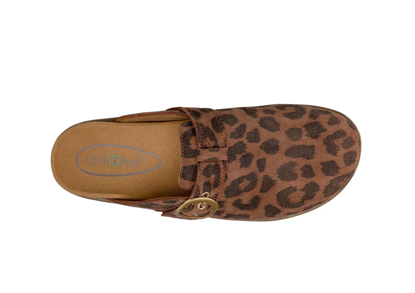 OrthoFeet Casual Shoes|Clogs & Mules<Casey - Leopard