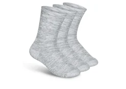 OrthoFeet Diabetic Socks<Casual/Dress Socks - Light Gray