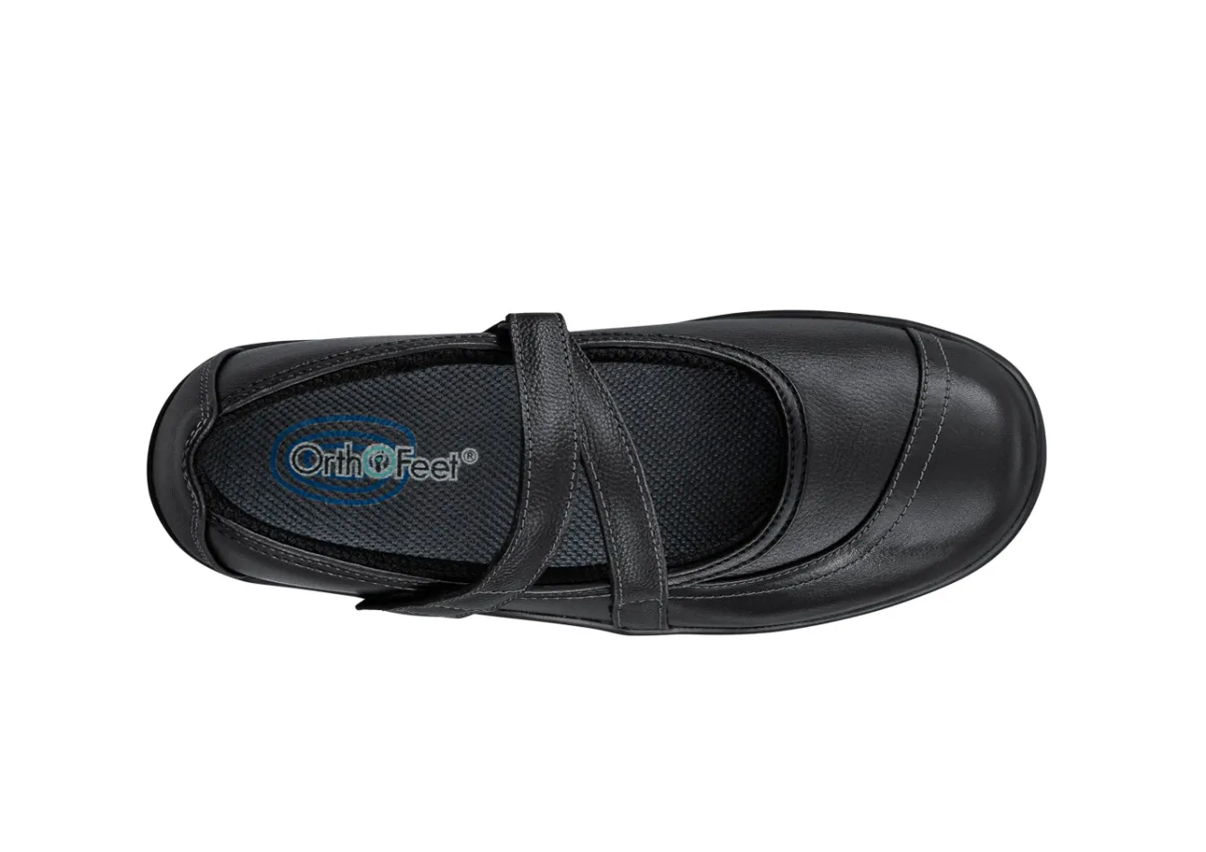 OrthoFeet Casual Shoes|Dress Shoes<Celina - Black