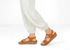 OrthoFeet Sandals|Casual Shoes<Chloe - Spice