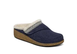 OrthoFeet Slippers|Clogs & Mules<Clara - Navy