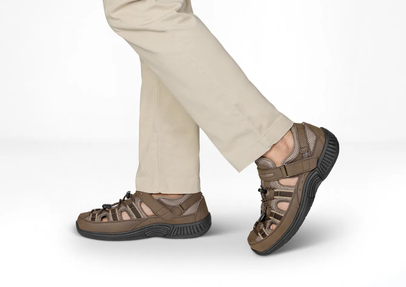OrthoFeet Sandals<Clearwater - Brown