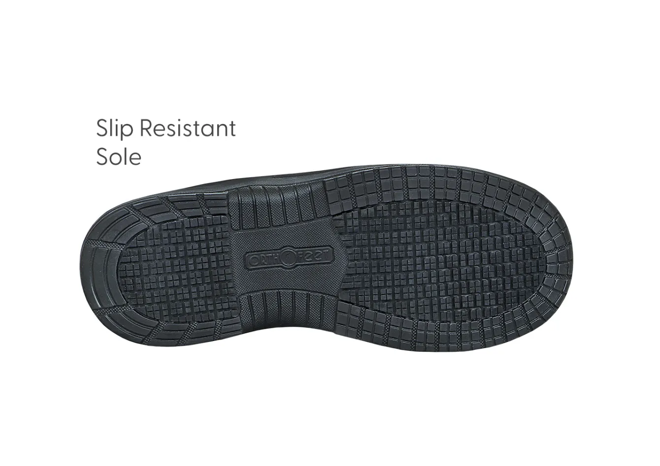 OrthoFeet Work Boots & Shoes<Cobalt Work Shoes - Black