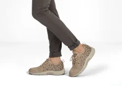 OrthoFeet Sneakers<Coral - Beige Leopard