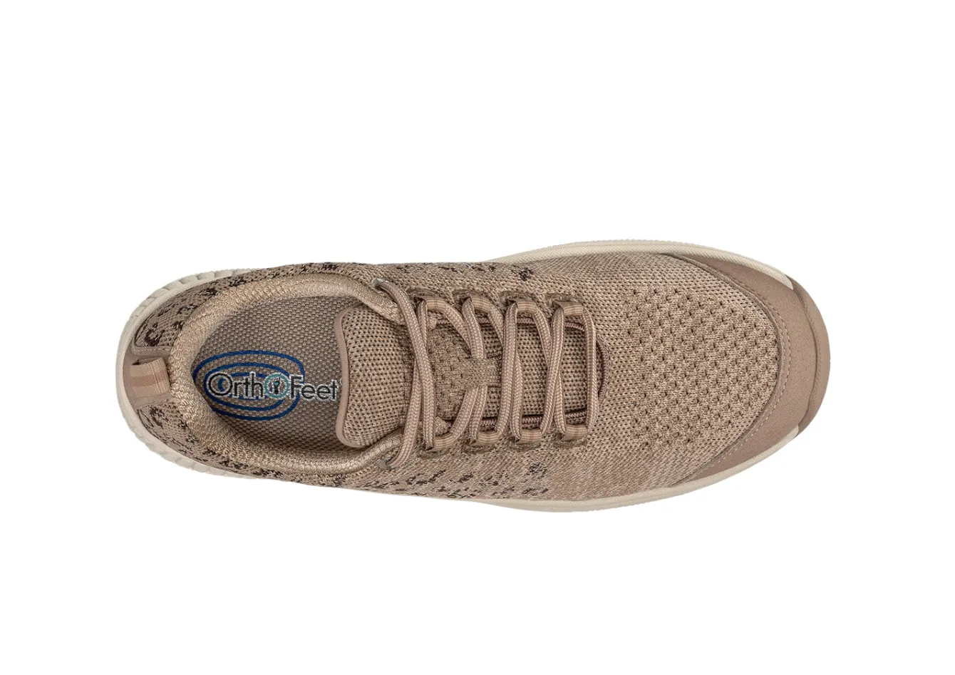 OrthoFeet Sneakers<Coral - Beige Leopard