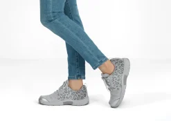 OrthoFeet Sneakers<Coral - Gray Leopard