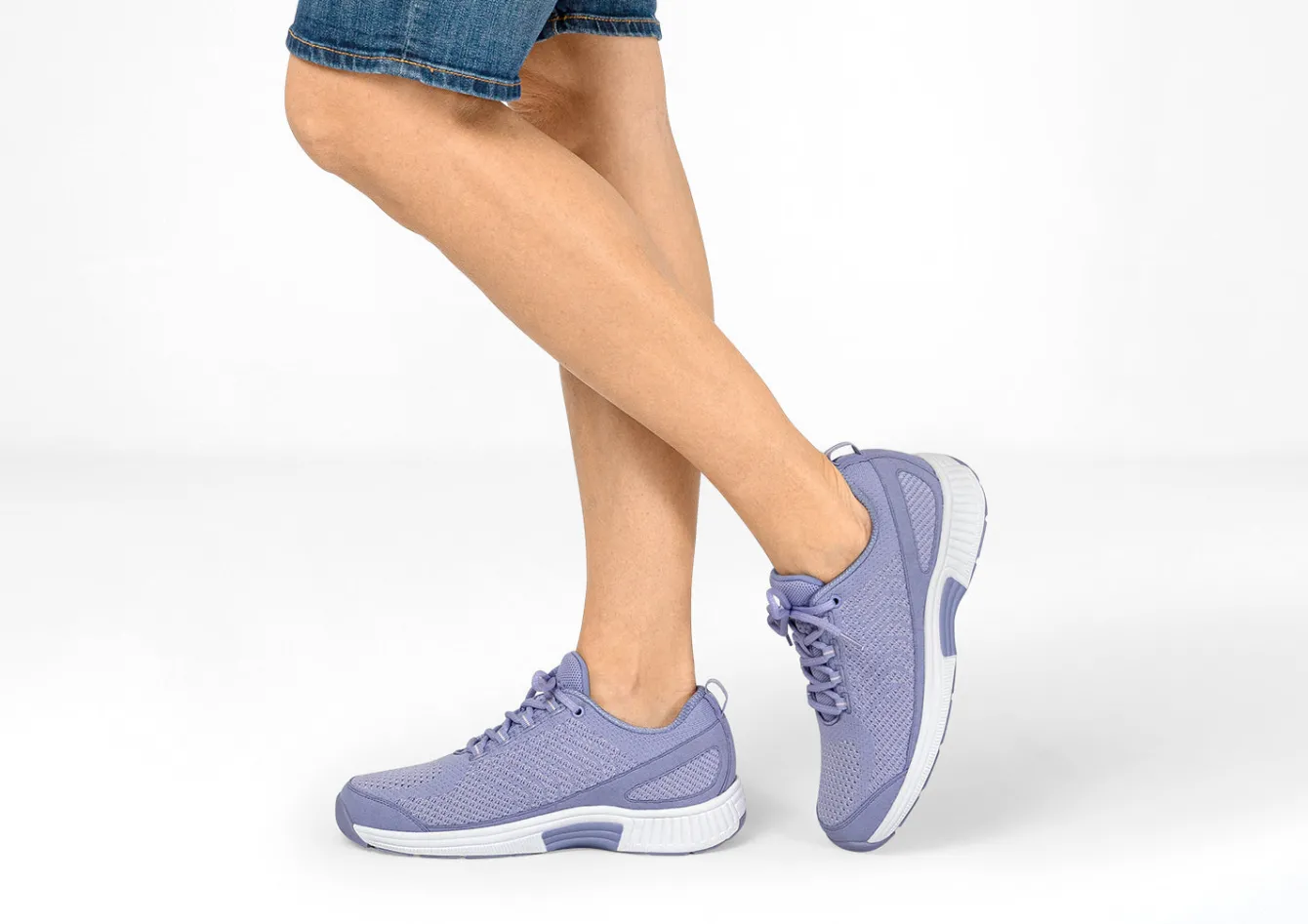 OrthoFeet Sneakers<Coral - Lavender
