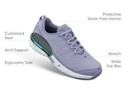 OrthoFeet Sneakers<Coral - Lavender