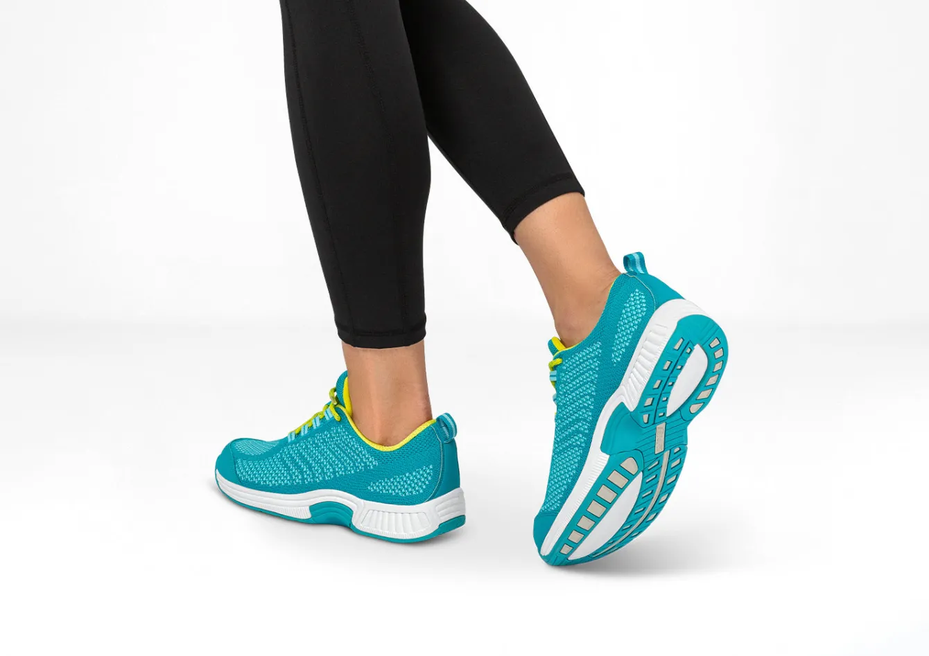 OrthoFeet Sneakers<Coral - Turquoise