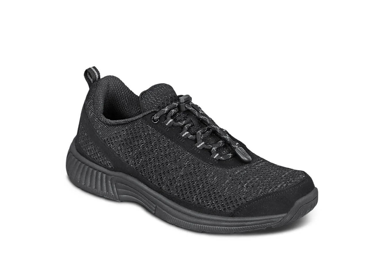 OrthoFeet Sneakers<Coral No-Tie - Black