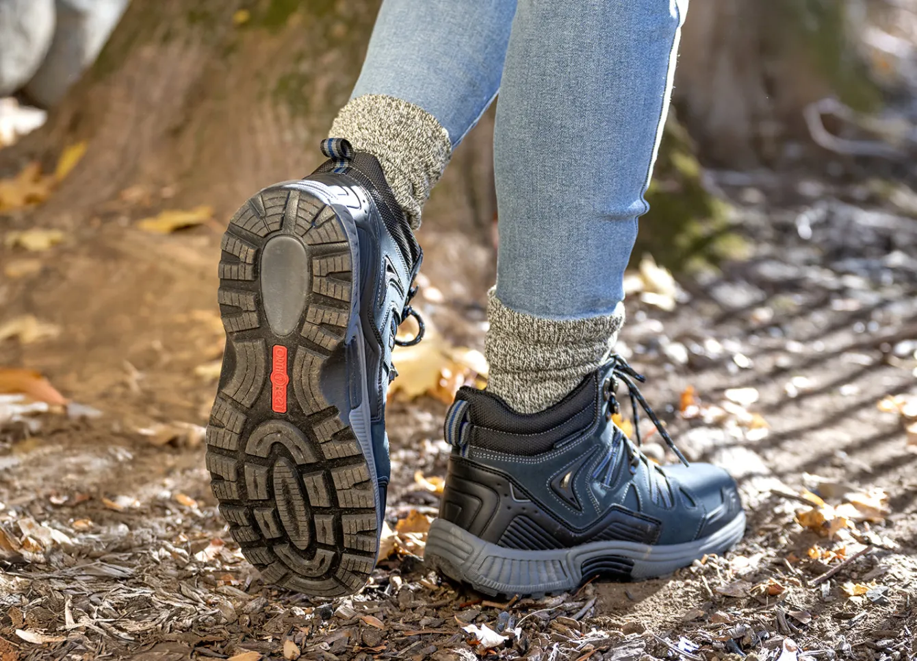 OrthoFeet Boots|Hiking Boots<Dakota Waterproof - Blue