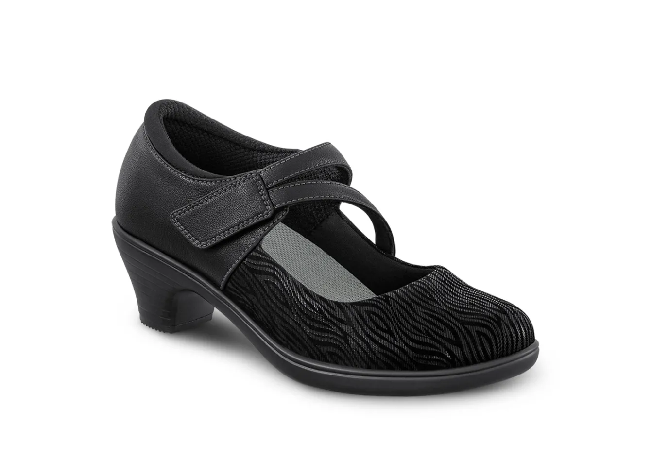 OrthoFeet Casual Shoes|Dress Shoes<Ella - Black