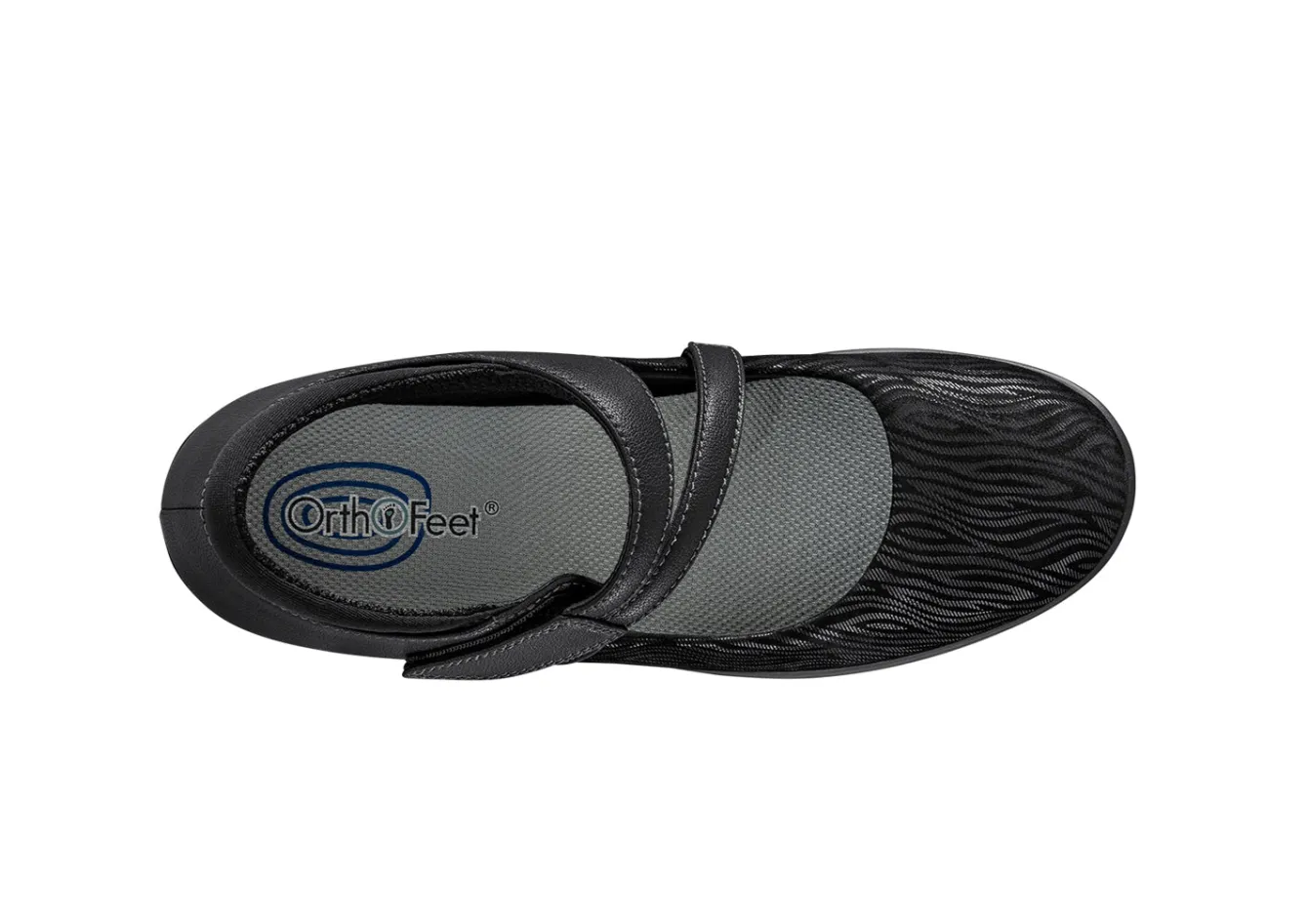 OrthoFeet Casual Shoes|Dress Shoes<Ella - Black