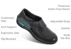 OrthoFeet Casual Shoes|Dress Shoes<Emily - Black