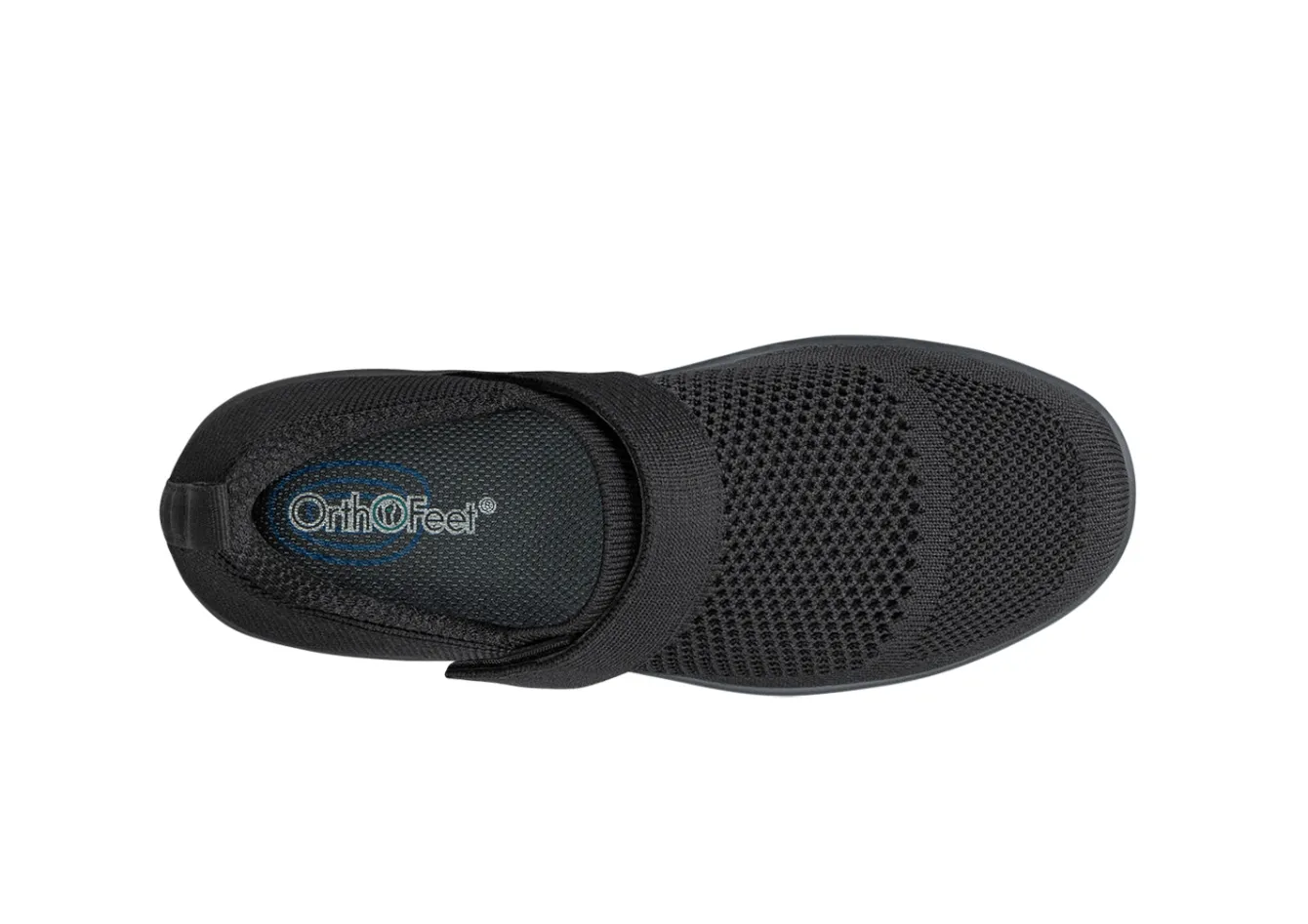OrthoFeet Casual Shoes|Dress Shoes<Eve - Black