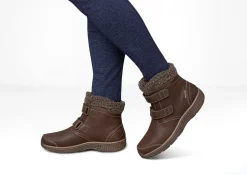 OrthoFeet Boots<Florence Waterproof - Brown
