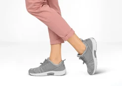 OrthoFeet Sneakers<Francis No-Tie - Gray