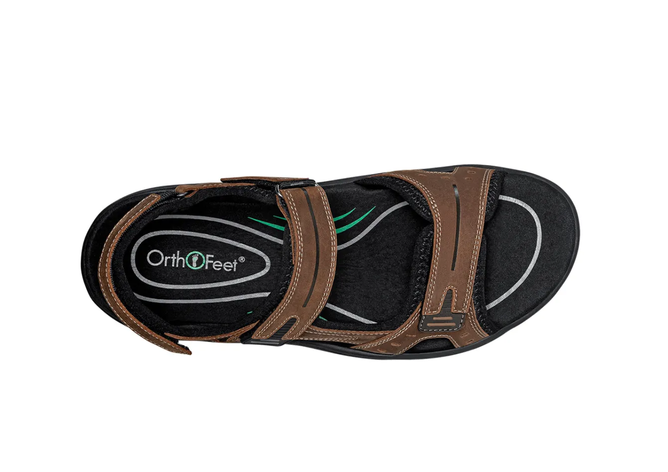 OrthoFeet Sandals<Gemini - Brown