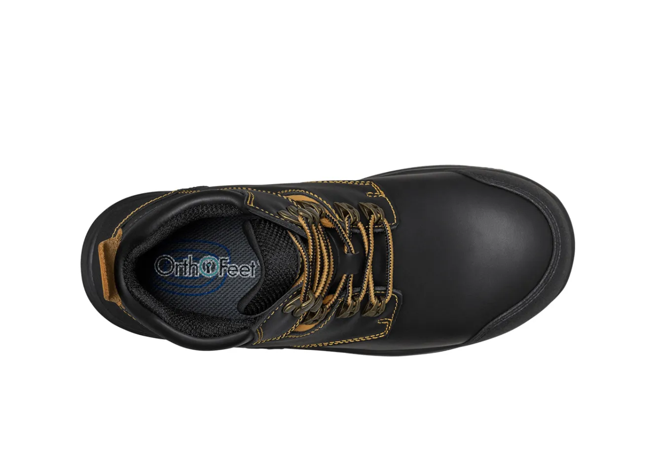OrthoFeet Boots|Work Boots & Shoes<Granite Work Boots - Black