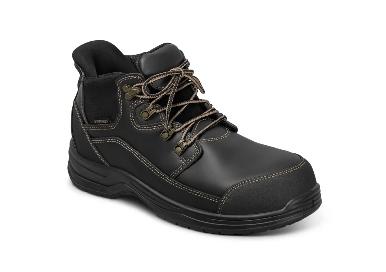 OrthoFeet Boots|Work Boots & Shoes<Graphite Hands-Free Work Boots - Black