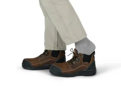 OrthoFeet Boots|Work Boots & Shoes<Graphite Hands-Free Work Boots - Brown