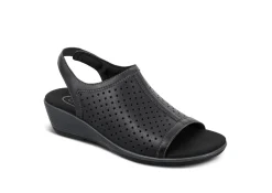 OrthoFeet Sandals|Dress Shoes<Hazel - Black