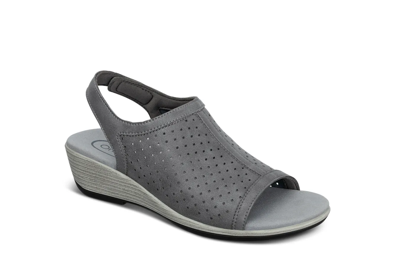 OrthoFeet Sandals|Casual Shoes<Hazel - Gray