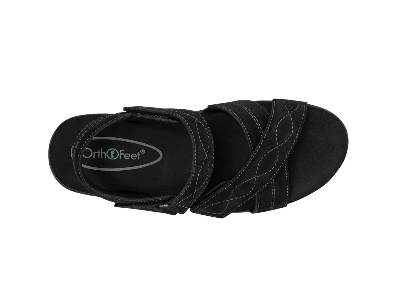 OrthoFeet Sandals|Dress Shoes<Holly - Black