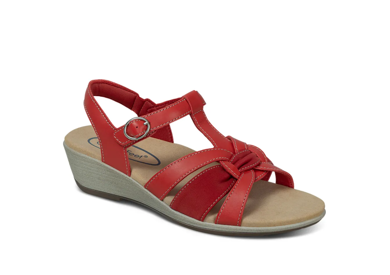 OrthoFeet Sandals|Casual Shoes<Hope - Red