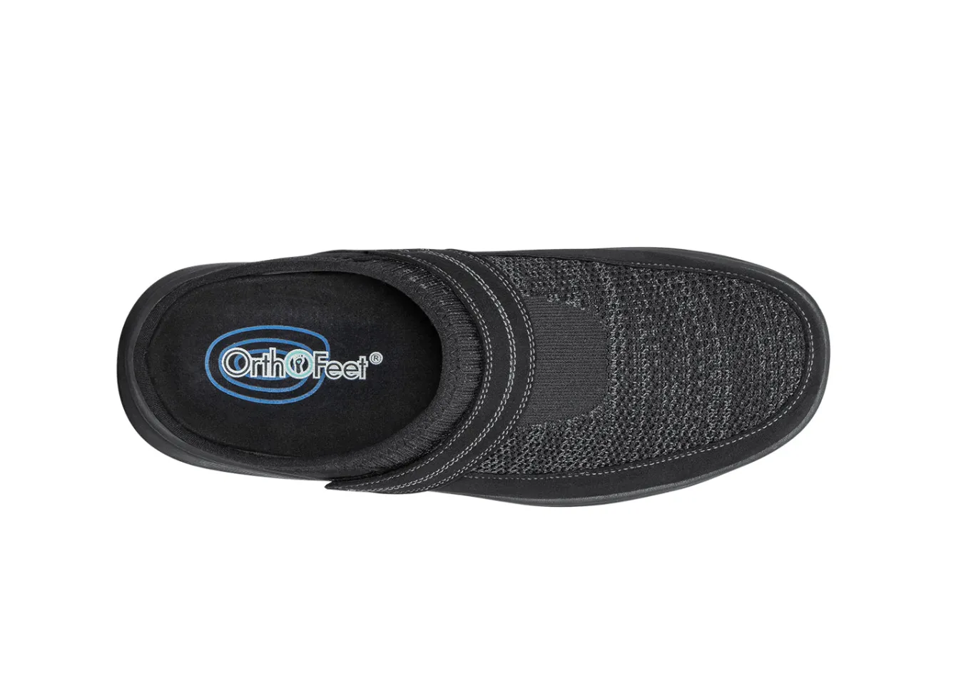 OrthoFeet Slippers<Hudson - Black