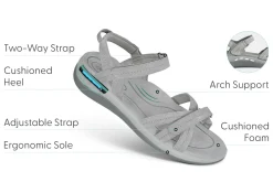 OrthoFeet Sandals<Hydra - Gray