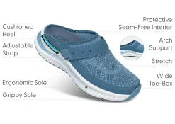 OrthoFeet Sneakers|Casual Shoes<Iris - Blue