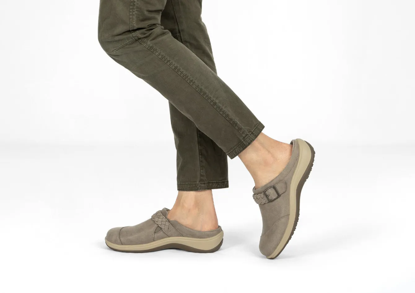 OrthoFeet Casual Shoes|Clogs & Mules<Irma - Taupe