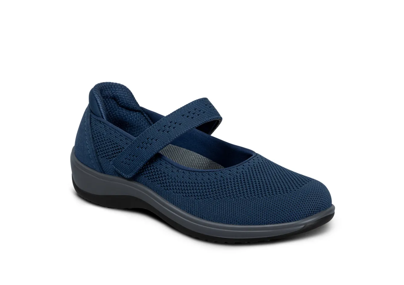 OrthoFeet Casual Shoes|Mary Janes<Jessa - Navy
