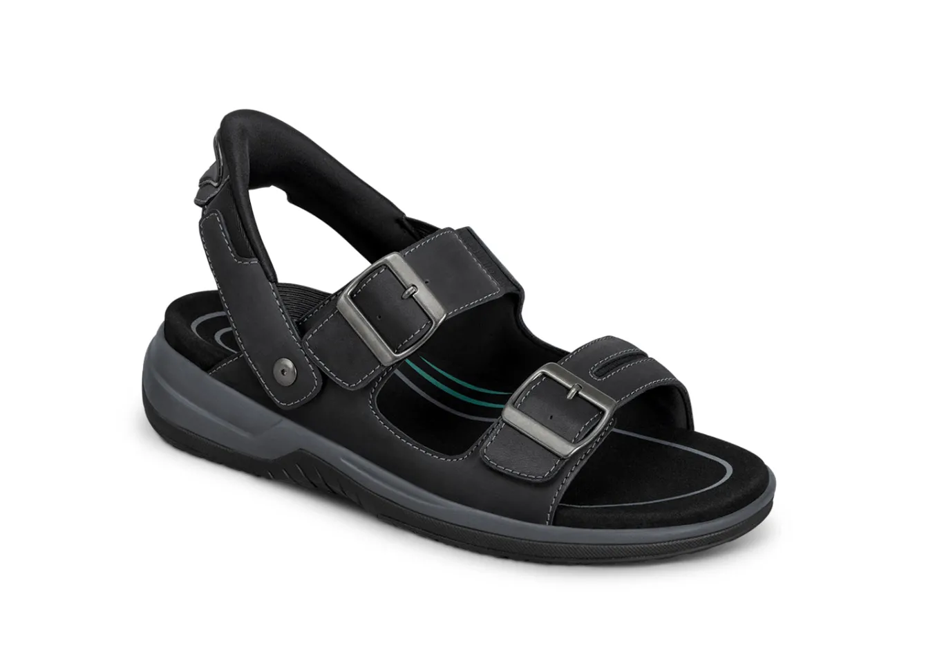 OrthoFeet Sandals|Hands-Free Shoes<Jupiter Hands-Free - Black