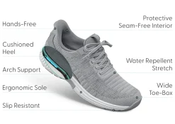 OrthoFeet Sneakers|Hands-Free Shoes<Kita Hands-Free - Gray