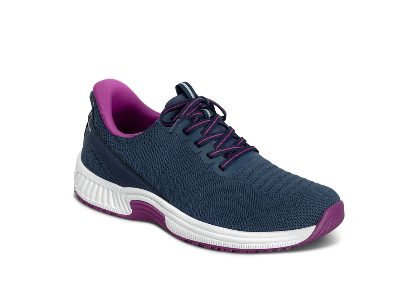 OrthoFeet Sneakers|Hands-Free Shoes<Kita Hands-Free - Navy/Orchid