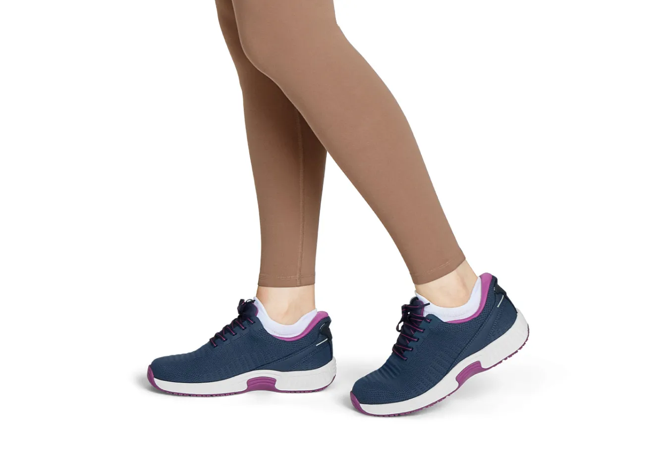 OrthoFeet Sneakers|Hands-Free Shoes<Kita Hands-Free - Navy/Orchid
