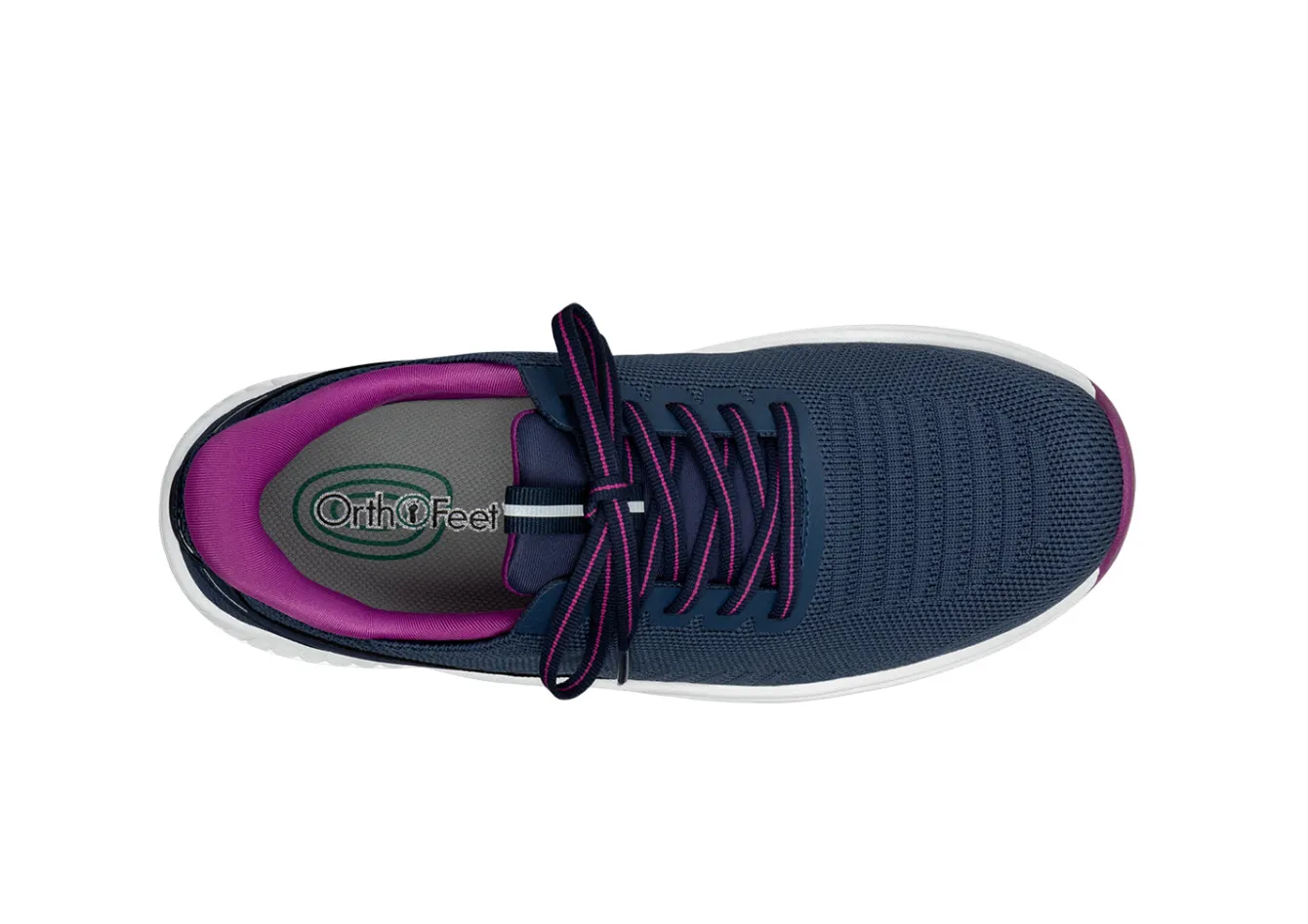 OrthoFeet Sneakers|Hands-Free Shoes<Kita Hands-Free - Navy/Orchid