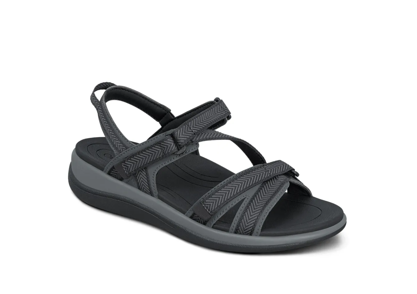 OrthoFeet Sandals<Lake - Black