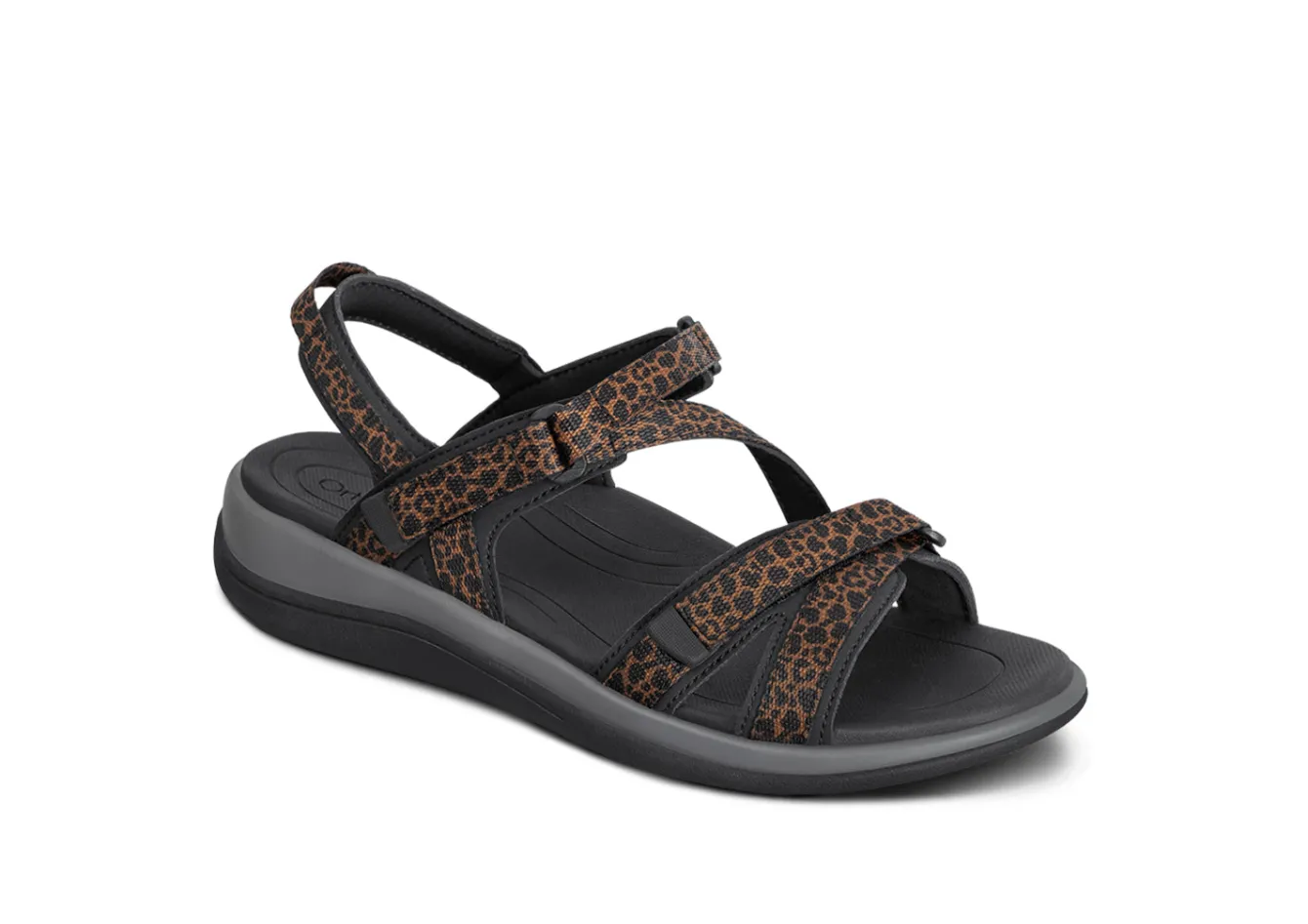 OrthoFeet Sandals<Lake - Leopard