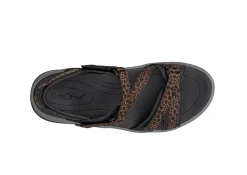 OrthoFeet Sandals<Lake - Leopard