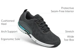 OrthoFeet Sneakers<Lava - Dark Gray